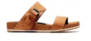 Timberland Womens Malibu Waves Slide Sandals Flip Flops - Rust Nubuck