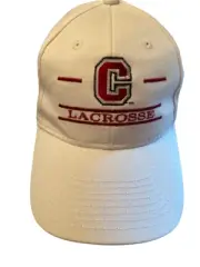 C LACROSSE Hat- New- White- Adjustable- The Game