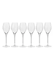 [Krosno] Harmony Prosecco Glass 300ml Set of 6 Gift Boxed in Clear