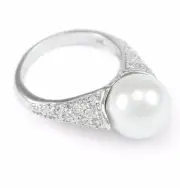 Ethreal Pearl Ring / Sorority Jewelry / Pearl Rings/ Engagement Rings |*NEW!