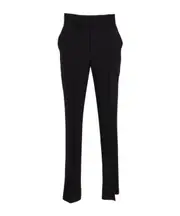 Ann Demeulemeester Straight-Leg Tailored Trousers IT42,IT38 black