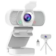 1080P HD Webcam with Microphone and USB C Adapter USB Desktop Laptop Camera ...