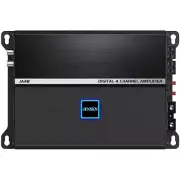 JENSEN JA4B 460W RMS CLASS-D 4-CHANNEL AMPLIFIER BLUETOOTH APP, DSP, RGB LIGHTS