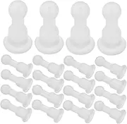 [OATIPHO] Long Soft Earring Backs 50pcs Silicone Earring Stopper Hoop Back Pads for Studs