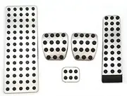 Car Foot Pedals For Benz For E-Class For E-Klasse W124 W210 W211 W212 W213 C207 1993-2016 Car Foot Pedals Brake Non-slip No Drilling Cover Part(5 PCS)