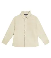[Jacquemus Enfant] Jacquemus Enfant La Chemise Boulanger linen and cotton shirt Y 10 beige