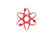 Custom D204 Atom Decal (Red Vinyl) (11" Height)