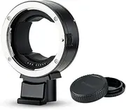 [JJC] EF/EF-S to RF Auto Focus Lens Mount Adapter for Canon EOS R Series, Compatible with Canon EOS R RP R3 R5 R5C R6 II R7 R10 R8 R50 R100 Camera, 1/4"-20 Tripod Socket