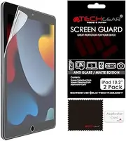 TECHGEAR Pack of 2 Anti-Glare Matte Screen Protectors Compatible with iPad 10.2 2021/2020/2019 Matte Screen Protector, Matte Anti-Glare Anti-Glare Protective Film for iPad 9th 8th 7th Generation 10.2