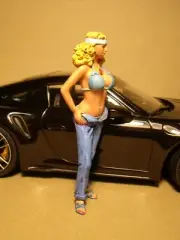 1/18 FIGURE GIRL SONIA VROOM PAINTED FOR MINICHAMPS AUTOART NOREV