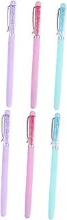 Healvian 6 Pcs Nail Art Dotting Pen Jewel Picker Tool Diamond Gem Art Tool for Beginners Professionals