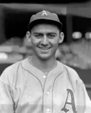 Sam Chapman of the Philadelphia Athletics in 1938 Baseball Old Photo