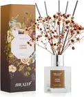 Airkeep Reed Diffuser Set,3.38 fl oz (100 ml) - Coffee Cookie 3.38Ounce/1pack