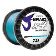 Daiwa J-BRAID x4 Braided Line - 30 lbs - 300 yds - Island Blue DAIWA CORPORATIO