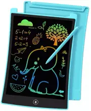 LCD Writing Coloring Drawing Board Doodle Pad Erasable Tablet 8.5 x 8.5 inches
