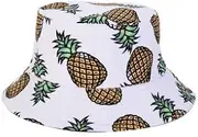 [FIDDAA] Printed Double-Sided Basin Hat Fisherman Hat Men and Women Unisex Street Hip Hop Sun Hat,Foldable Beach Hat