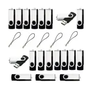 USB 16GB 50 Pack USB2.0 Flash Drive 16GB Thumb Drive Pen Drive USB Drive (Bla...