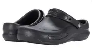 New Crocs Unisex-Adult Bistro Clogs Slip Resistant Black Size Mens 11 NWT