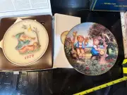 SET OF 2 HUMMEL COLLECTOR'S PLATES "APPLE TREE BOY & GIRL" AND 1979 ANNUAL PLATE