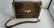 Brahmin Rosalie Crossbody Bag Leather Purse Handbag Macchiato Mansouri $385 NWT
