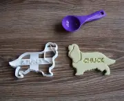Cavalier King Charles Spaniel Custom Cookie Cutter Treat Personalized Pet Name
