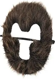 Universal Fit Adults Cosplay Beard Funny Monkey Facial Hair for Costumes