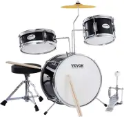 Drum Set for Kids, Beginner Junior Drum Kit with Adjustable Throne, Sticks, Cymb