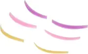 [Baluue] 12 Pairs Eyelash Extension Lash Lift Rods Lash Tools Heightening Hair Pad Eyelash Shield Eyelash Perm Rods Reusable Lash Lifting Shield Pads Reusable Eyelash Pads