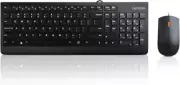 Lenovo 300 USB Combo, Full-Size Wired Keyboard & Mouse, Ergonomic, Left Black