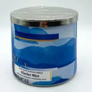 BATH & BODY WORKS 3-WICK CANDLE: GLACIER MIST (EUCALYPTUS, FREESIA, LAVENDER)