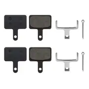 TDR 2 Pair Bicycle Disc Brake Pads for Tektro Draco Auriga Orion Mota Gemini Vela Mira HDC-300 HD-M290 HD-M291 HD-M301 Mechanical Hydraulic MTB Resin Metal Compound Low Noise with Clips Springs