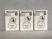 Master Lock Pro Series High Security Keyed Alike BumpStop Padlocks Lot Of 3 New