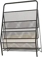 Generic Kids Slings Bookshelf Organizer 3 Layer Bedroom Reading Book Classroom Boys Girls Preschool Kindergarten Child Display Stand, Black