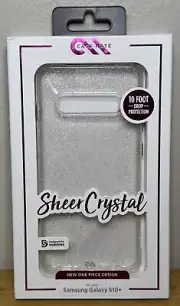 Case-Mate Sheer Crystal Case for Samsung Galaxy S10+ Plus - Crystal Clear