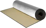 Manan Sound Deadener 10MM Car Noise Proofing Insuation Mat Auto Heat Shield Foam Waterproof & Fireproof Easy to Cut Self-Adhesive | 10mm Thick, 5m x 1m/Roll