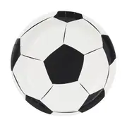 16 Piece Soccer Ball Paper Plates
