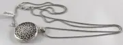 Brighton NWT Serendipity Convertible Silver Locket Necklace With Pouch. #961