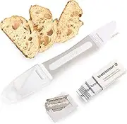 Breadsmart Lame - Bread Scoring Tool - Set of 10 Stainless Steel Blades - Bakers Dough Scorer - Best Baking Accessories