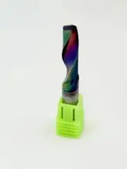 Single Flute Aluminum CNC Bit NANO BLUE Coating 2mm - 8mm