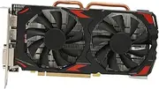 RX 580 Graphics Card for Desktop Gaming PC, RX580 8GB GDDR5 256bit 8K Video Card, 16 X PCI Express 3.0, 2 Cooling Fans, 3 X DP HDMI DVI Slot, 1284MHz to 7000 MHz GPU