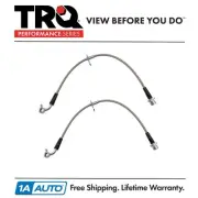 TRQ Rear Performance Brake Hose Set For 2007-2011 Honda CR-V (for: Honda)