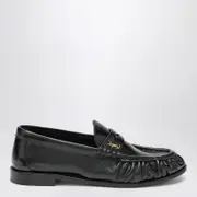 [Saint Laurent] Black leather Le Loafers 38 IT Black