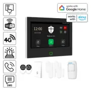 Smart Wireless Home Security Alarm System - 7" Touch-Screen Wifi Phone Alerts