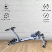 New Iron Bar Rowing Machine Comfort Padding and Adjustable Seating Free Shipping