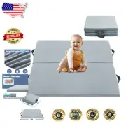 Foldable Baby Play Mat - Extra Thick Memory Foam Mat for Toddler Playtime