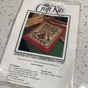 Cross Stich NEW Christmas Card Kit Vintage 1989 Better Homes and Gardens 5x7