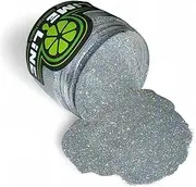 LiME LiNE Sprayable Metal Flake Paint Additive: Solvent Resistant Glitter for Automotive Custom Painting 3 oz: Silver Iridescent