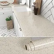 VEELIKE 15.7''x118'' Granite Contact Paper for Countertops Waterproof Self Adhesive Granite Wallpaper Peel and Stick Countertops for Kitchen Counter Bathroom Counter Removable Decorative Vinyl Film
