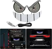 Devil Eyes Light for Cars,Devil Eyes Light for Windshield,USB Plug and Play Car Eyes LED Light with 11 Modes,Dynamic Devil Eyes Car Lights,Eye Lights for Cars Windshield