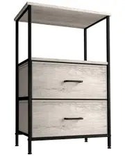 Sorbus 2 Drawer End Table